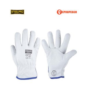 GUANTE CUERO PUÑO CORTO STEELPRO X12